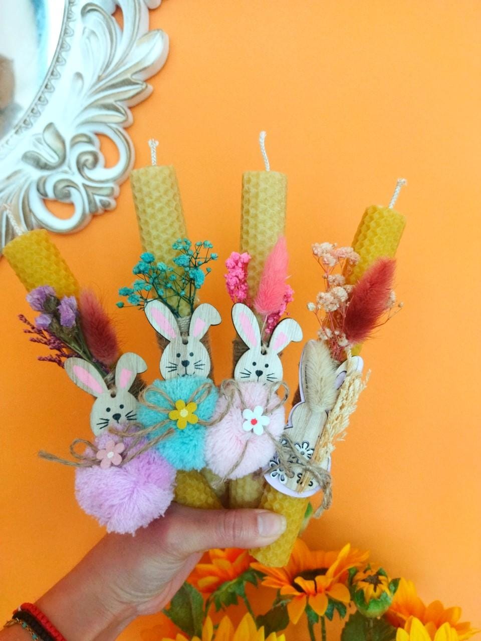 Λαμπάδα λαγουδάκια