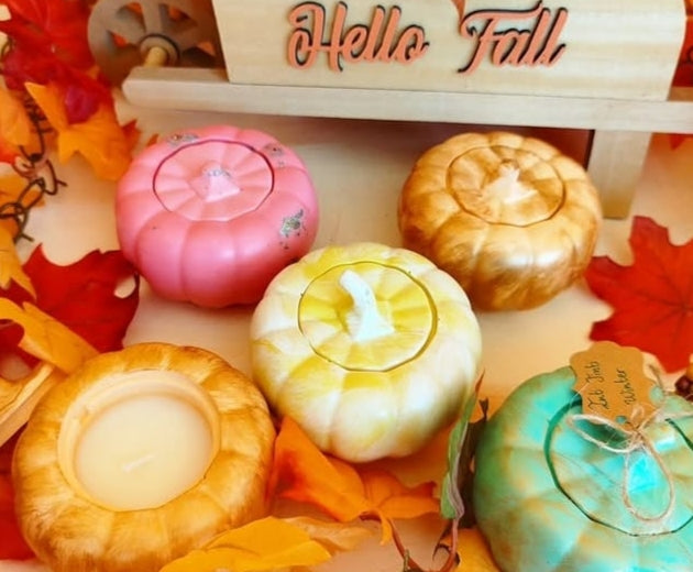Hello fall candles